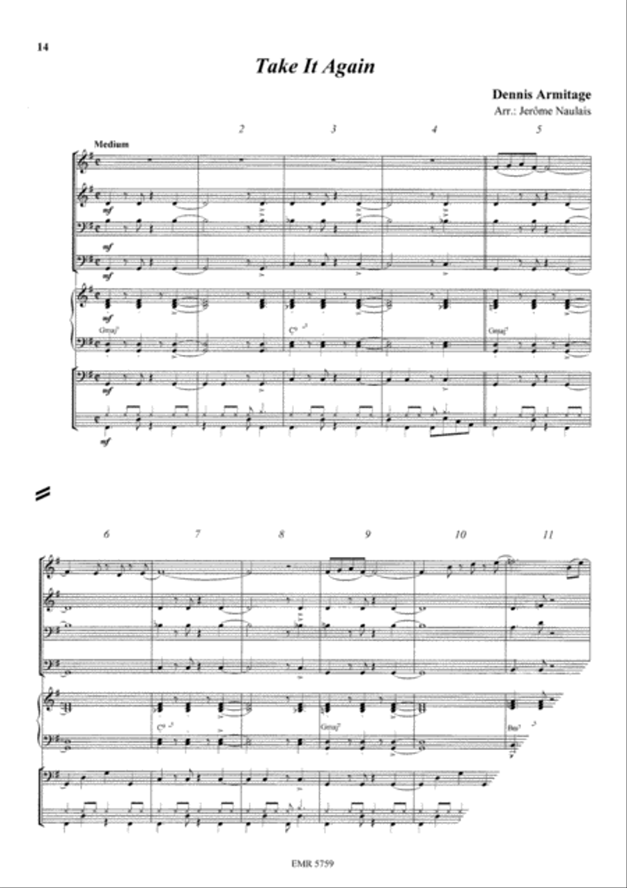 Be - Bop Be - Bop Brass Ensemble scores gallery preview page 5