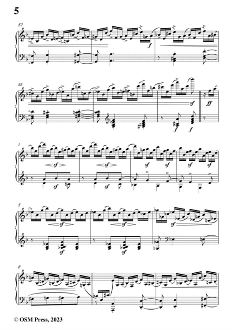 Schumann-Kreisleriana,Op.16,in d minor,for Piano Piano Solo scores gallery preview page 6