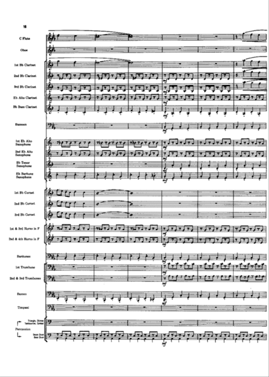 Short Prelude With Perspectives Concert Band scores gallery preview page 10