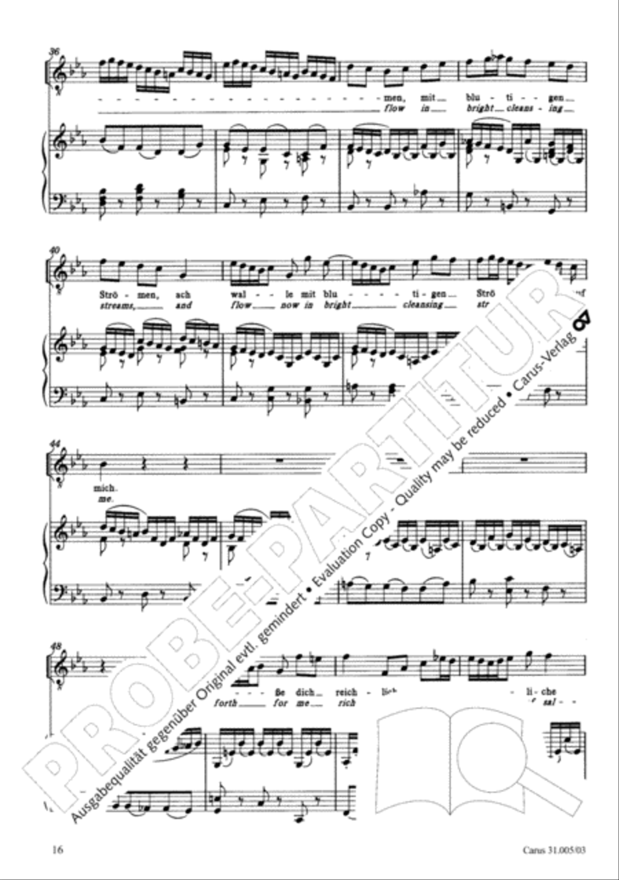O where shall I now go (Wo soll ich fliehen hin) 4-Part scores gallery preview page 17