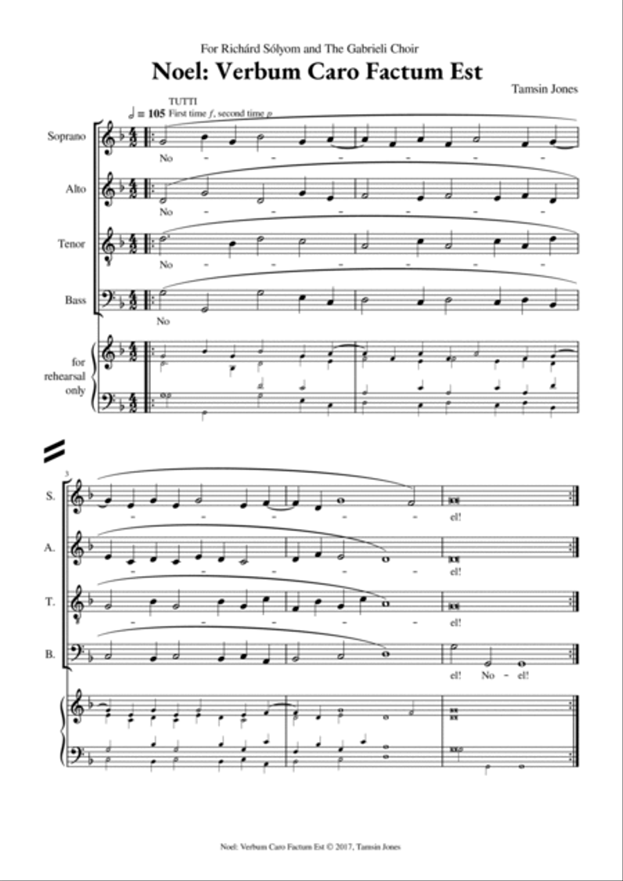 Noel: Verbum 4-Part scores gallery preview page 3