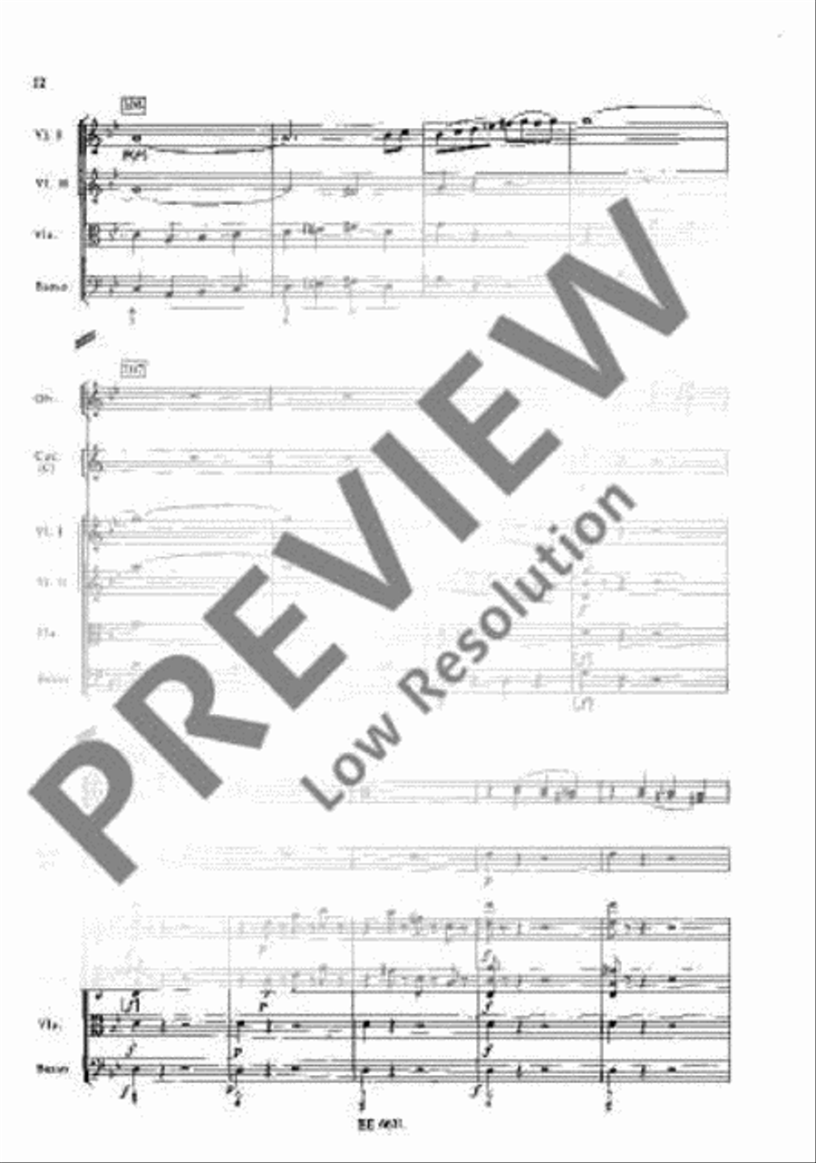 Symphony G minor Orchestra scores gallery preview page 21