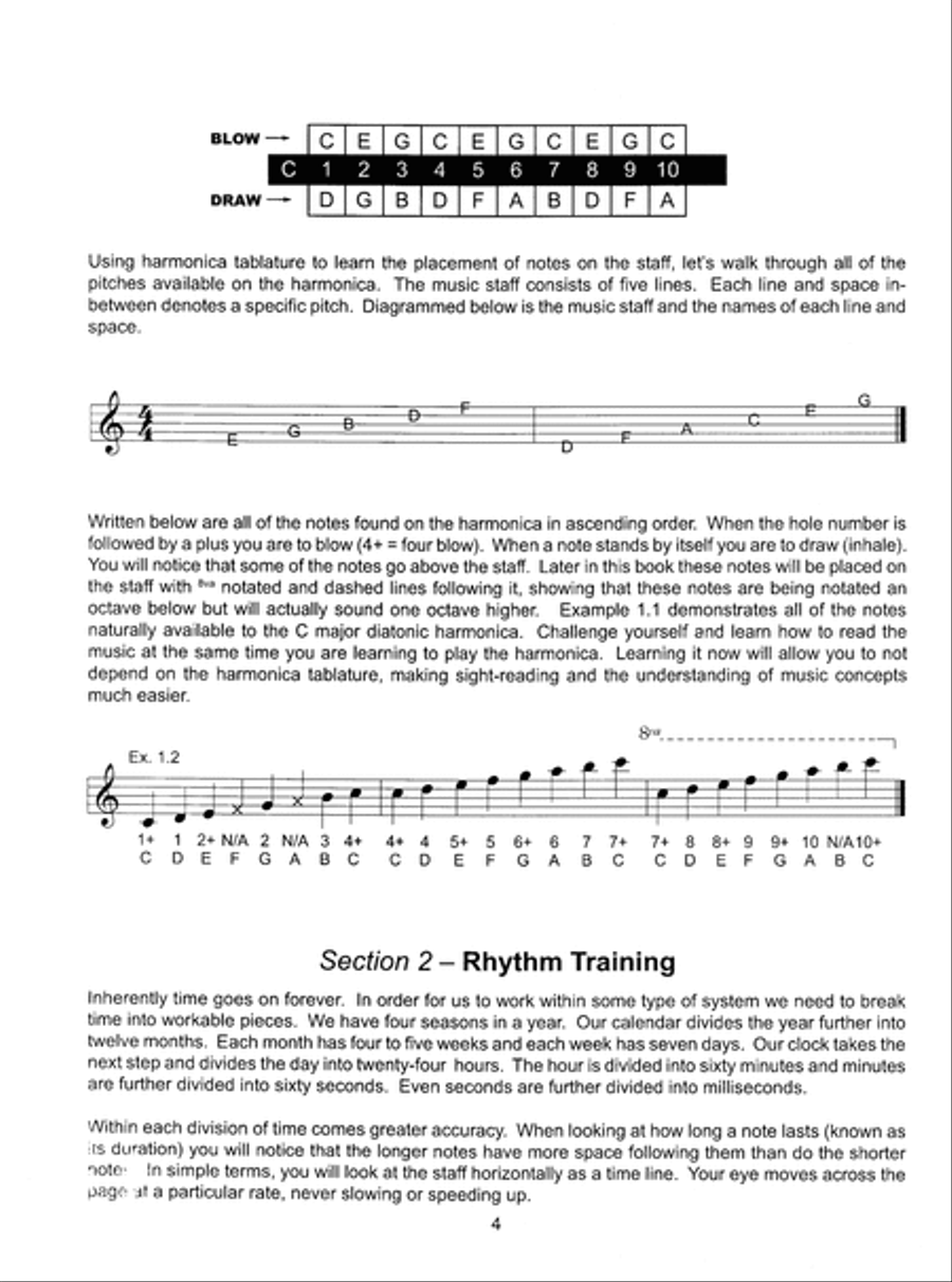 Basic Blues Harmonica Method Level 1 Harmonica scores gallery preview page 5