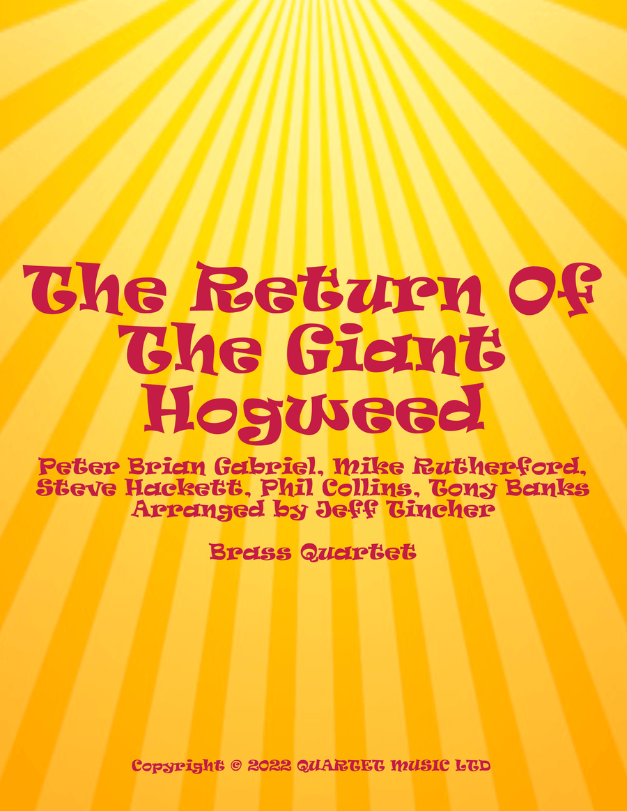 The Return Of The Giant Hogweed Brass Quartet scores gallery preview page 1