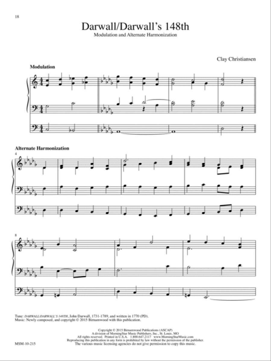 Darwall/Darwall's 148th Darwall/Darwall's 148th Organ scores gallery preview page 1