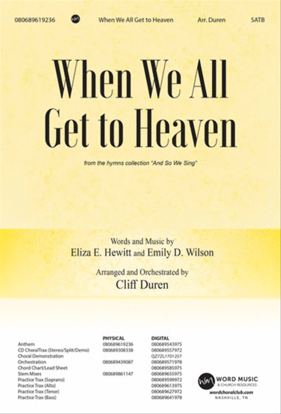 When We All Get to Heaven - Orchestration