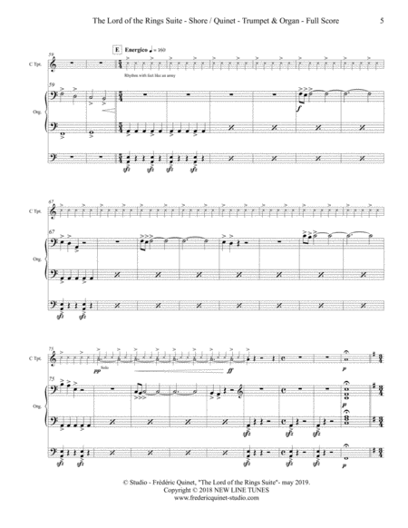 The Lord Of The Rings Suite for Trumpet & Organ