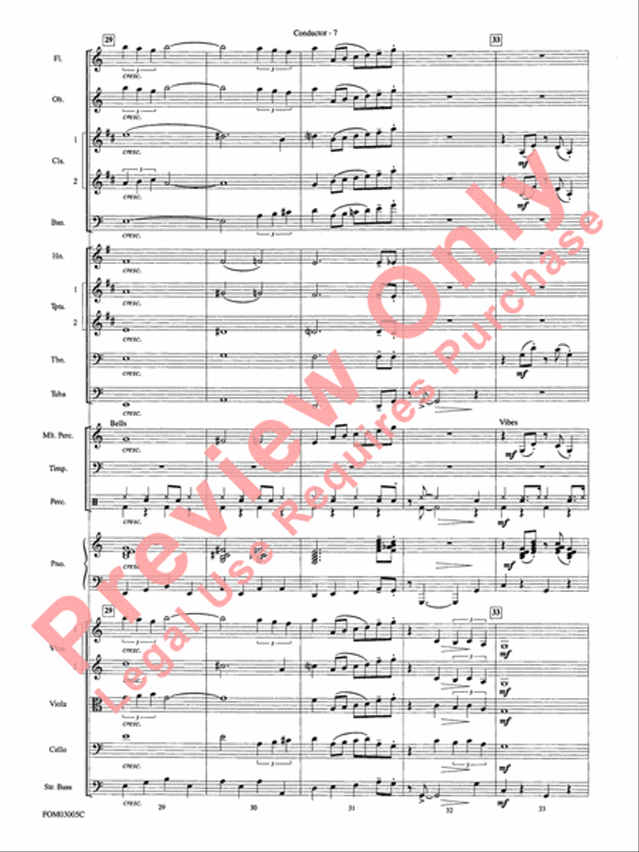 New York, New York, Theme from Full Orchestra scores gallery preview page 9