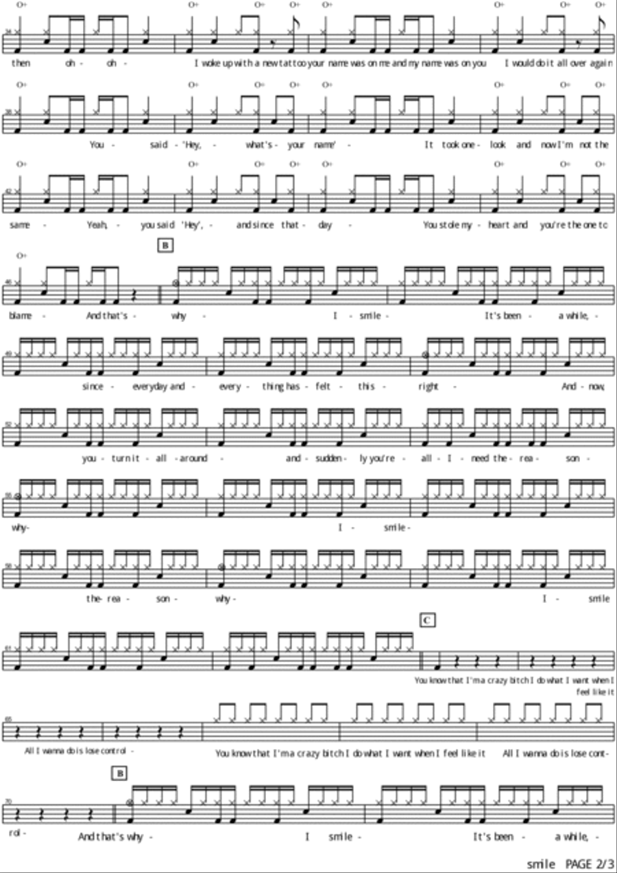 Smile Drum Set scores gallery preview page 2