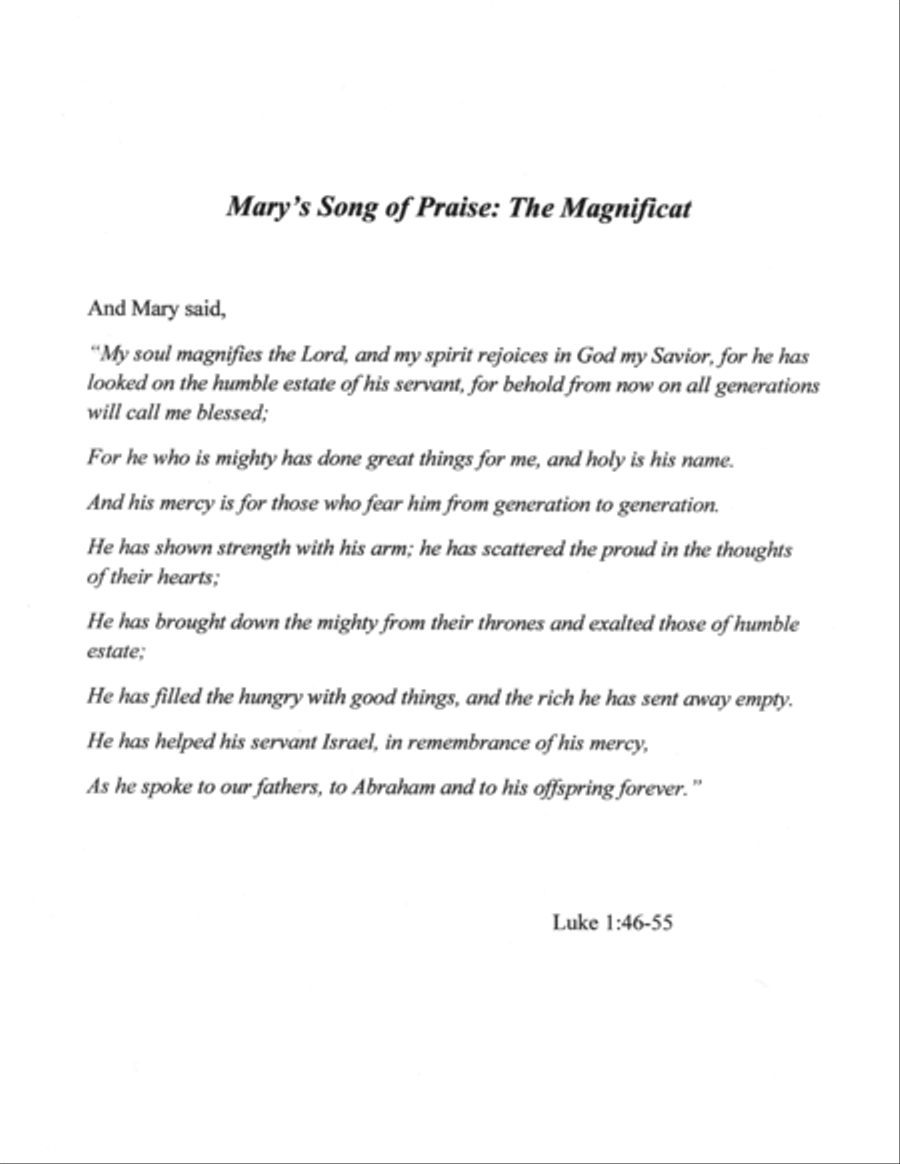 MARY'S SONG ~ Sop. solo, opt. flute Flute scores gallery preview page 2