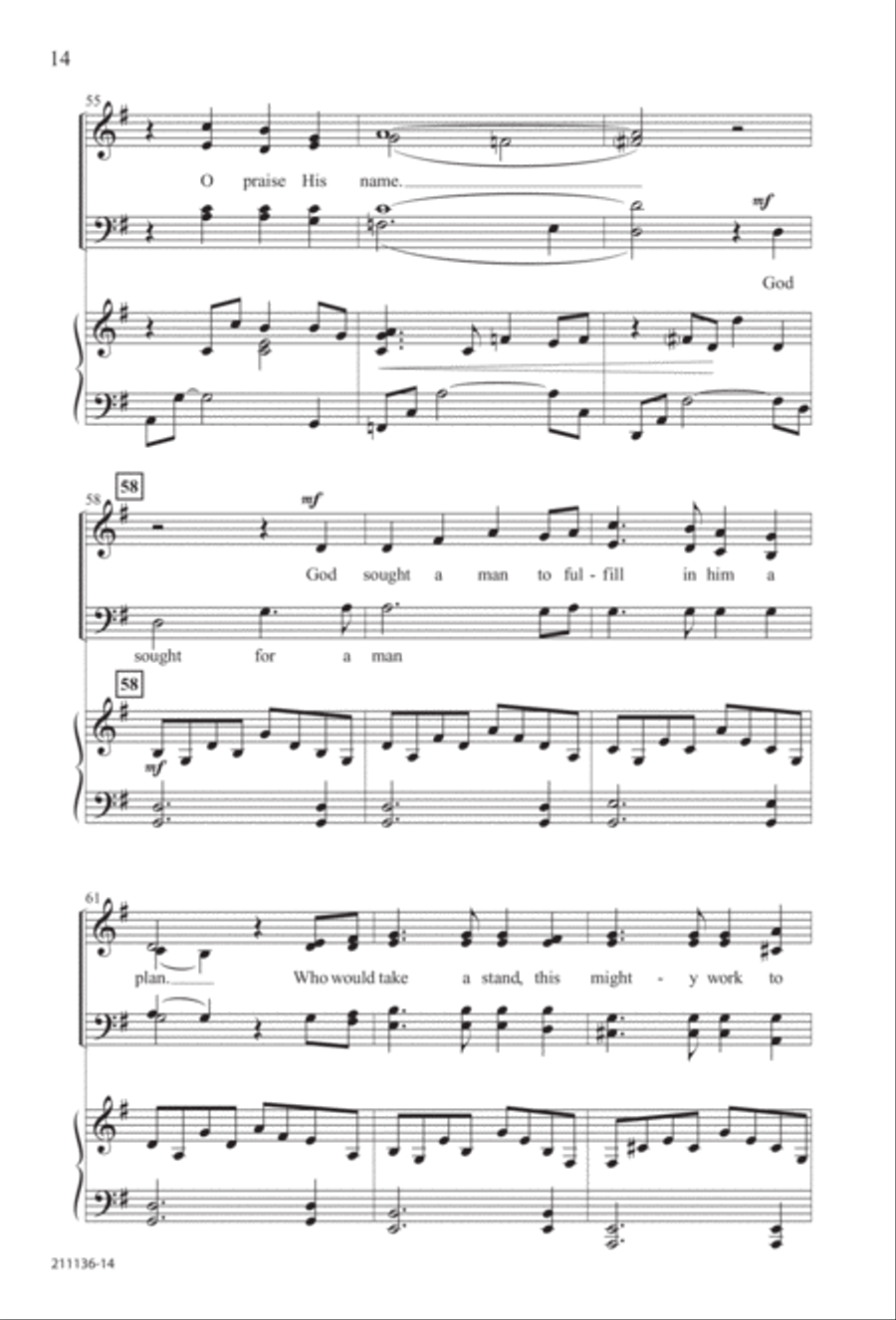 Marching to Zion Marching to Zion 4-Part scores gallery preview page 20