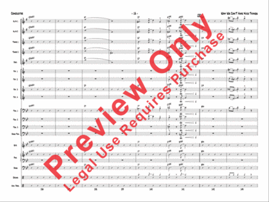 Why We Can't Have Nice Things Jazz Ensemble scores gallery preview page 19