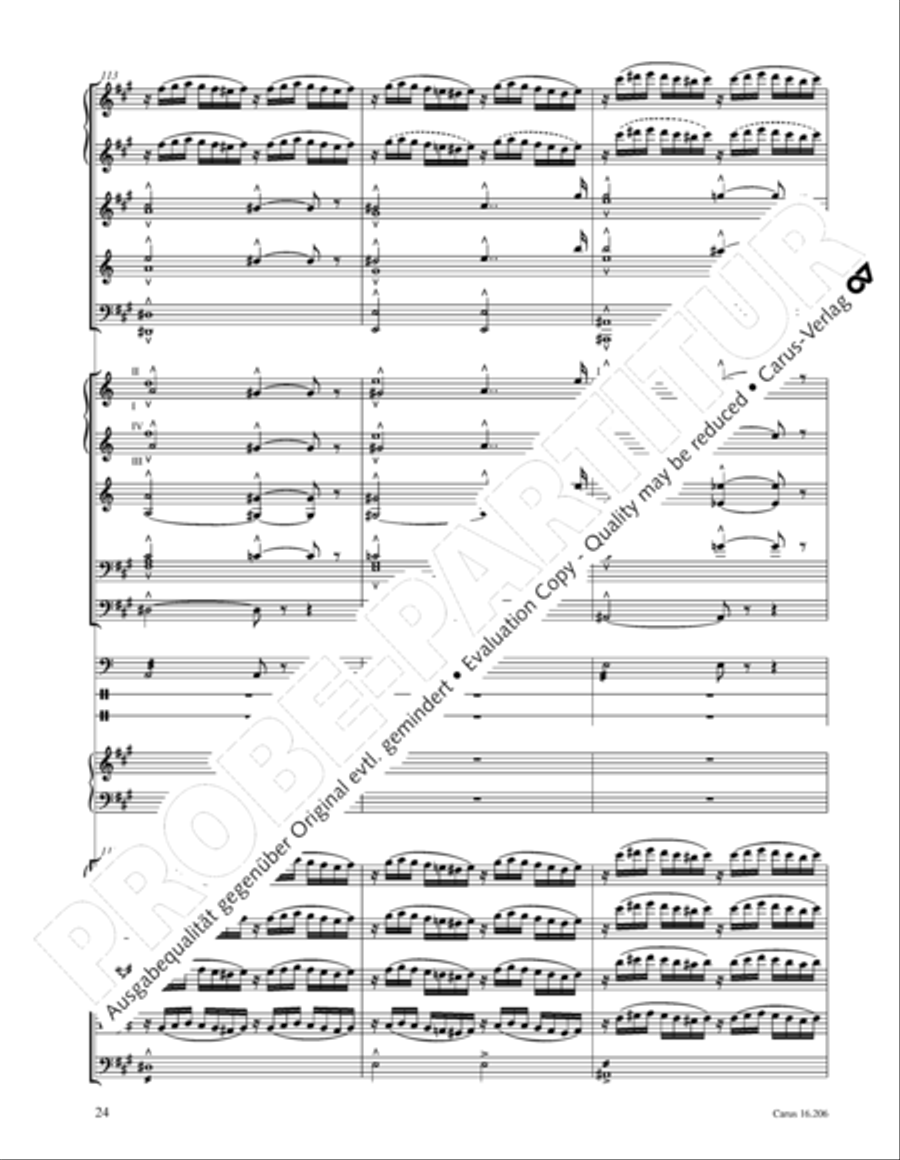 Preludio sinfonico Orchestra scores gallery preview page 25
