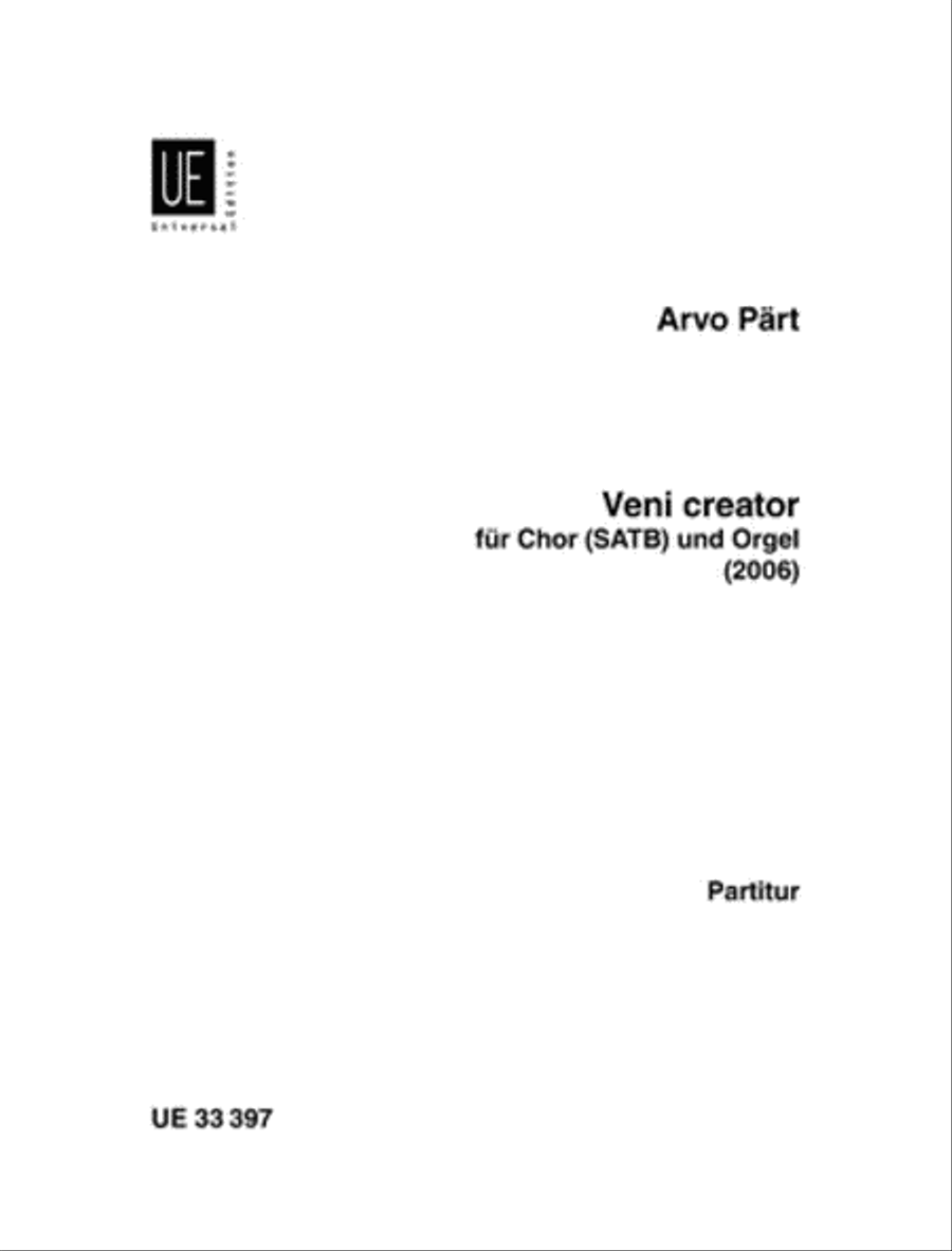 Veni Creator School and Community scores gallery preview page 1