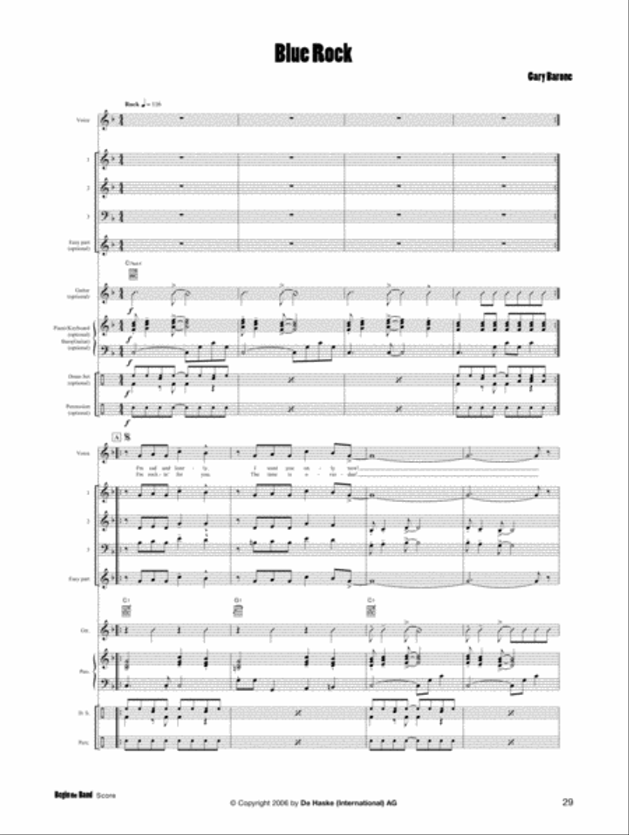 Begin the Band #1 Score scores gallery preview page 11