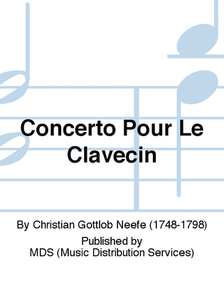 Book cover for Concerto pour le Clavecin