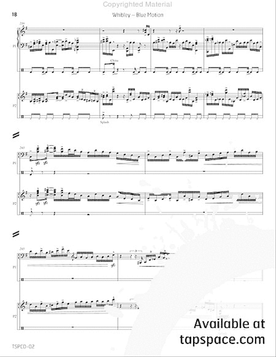 Blue Motion Double Bass scores gallery preview page 23