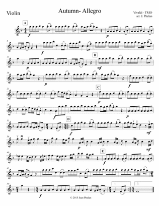 Autumn - Allegro mvt.1 TRIO (Violin, Viola /Violin2, Cello)