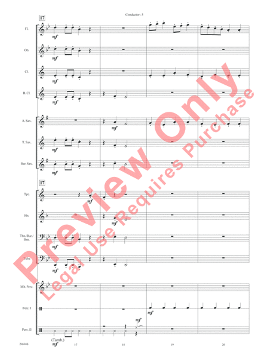 The Nutcracker March Concert Band scores gallery preview page 8