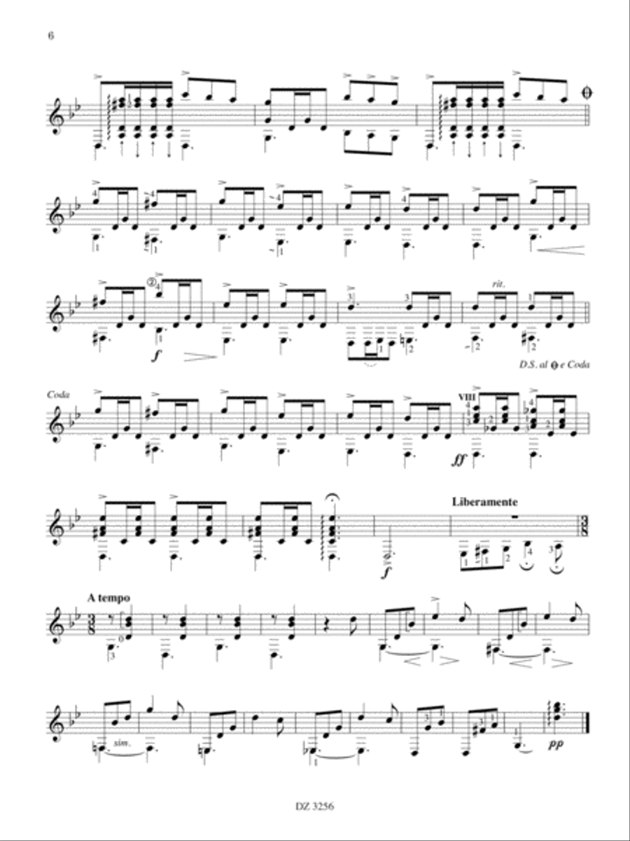 Anthologie Classical Guitar scores gallery preview page 6