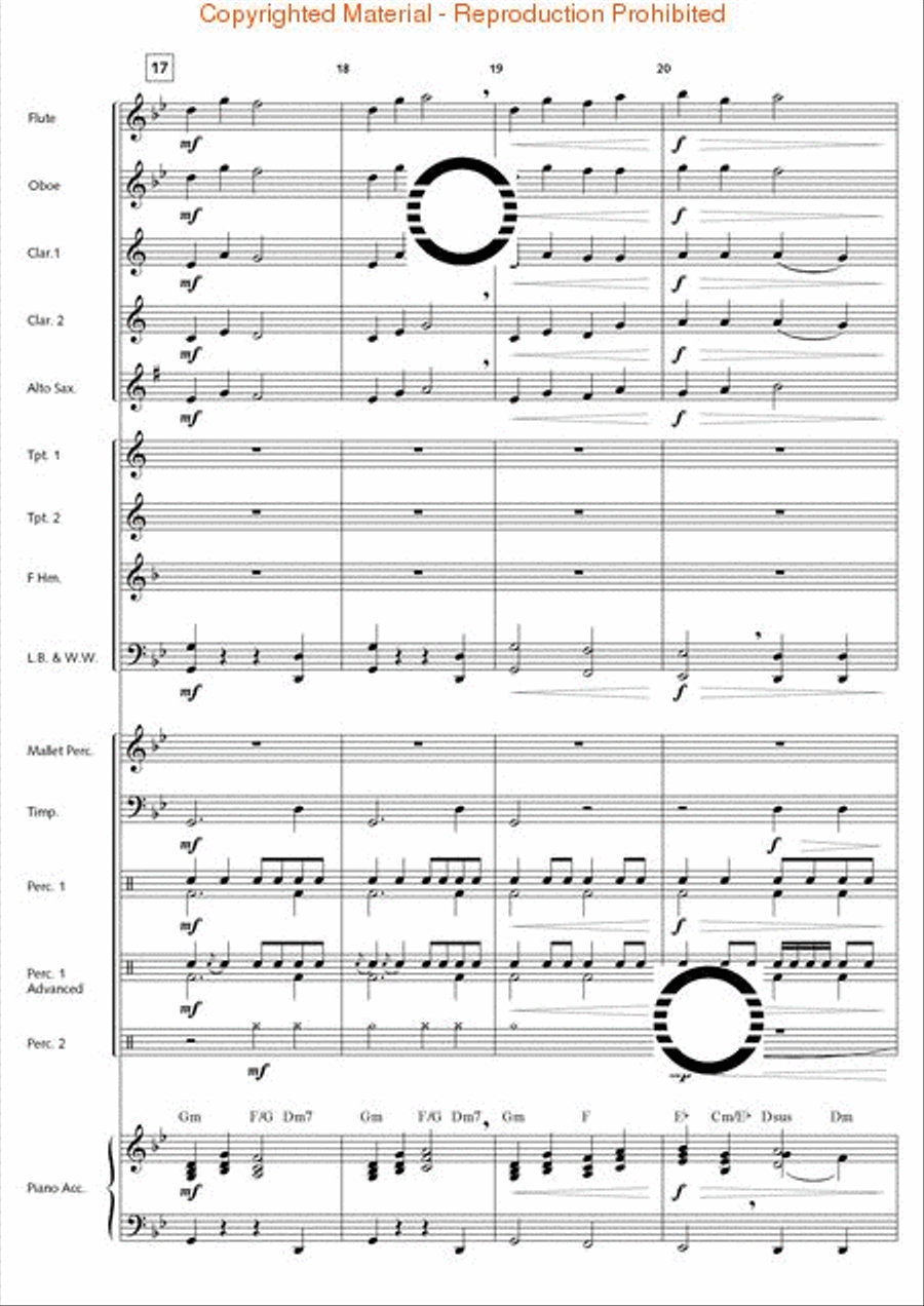 Thunderbolt Peak (Concert March) Concert Band scores gallery preview page 6
