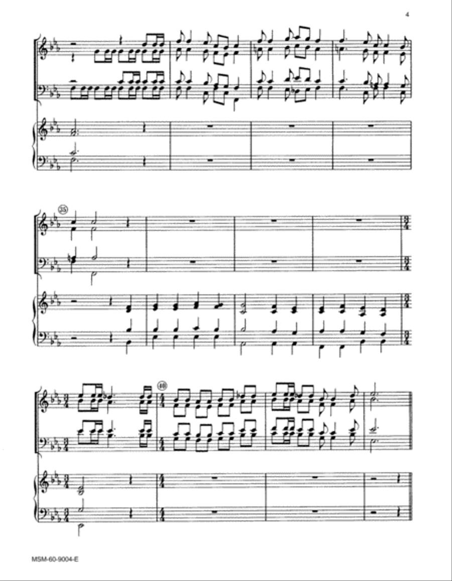 The Church's One Foundation Choir scores gallery preview page 4