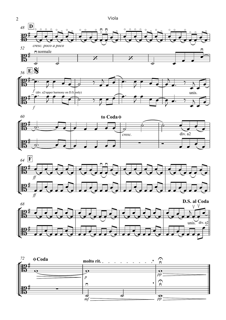 Shadow Of The Day String Orchestra scores gallery preview page 6