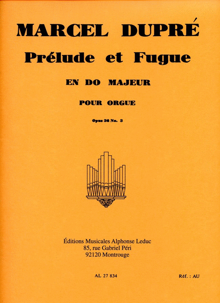 3 Preludes Et Fugues Op.36, No.3 In C Major (organ)