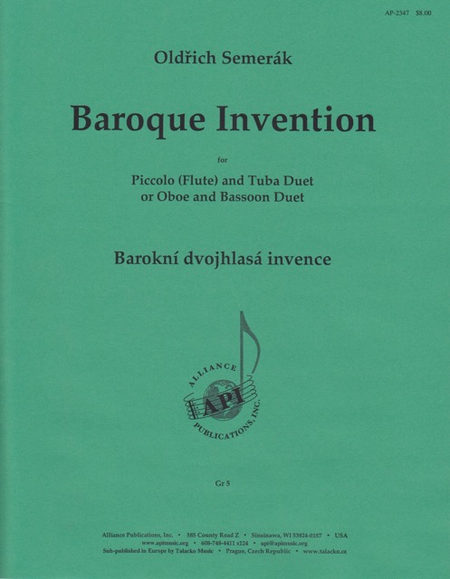 Baroque Invention - Piccolo (Flute) & Tuba or Oboe/Bassoon Duo image number null