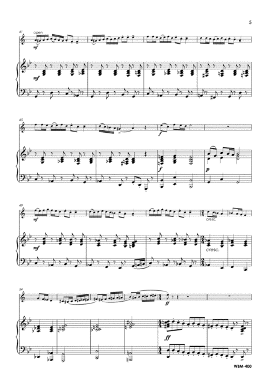 Introduction & Rondino Trumpet Solo scores gallery preview page 4