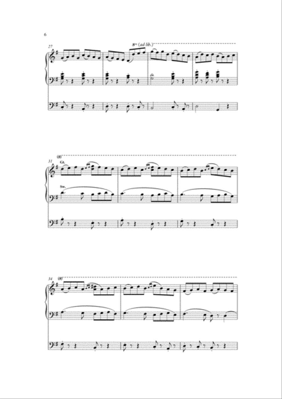 Ding! dong! merrily on high 4-Part scores gallery preview page 5
