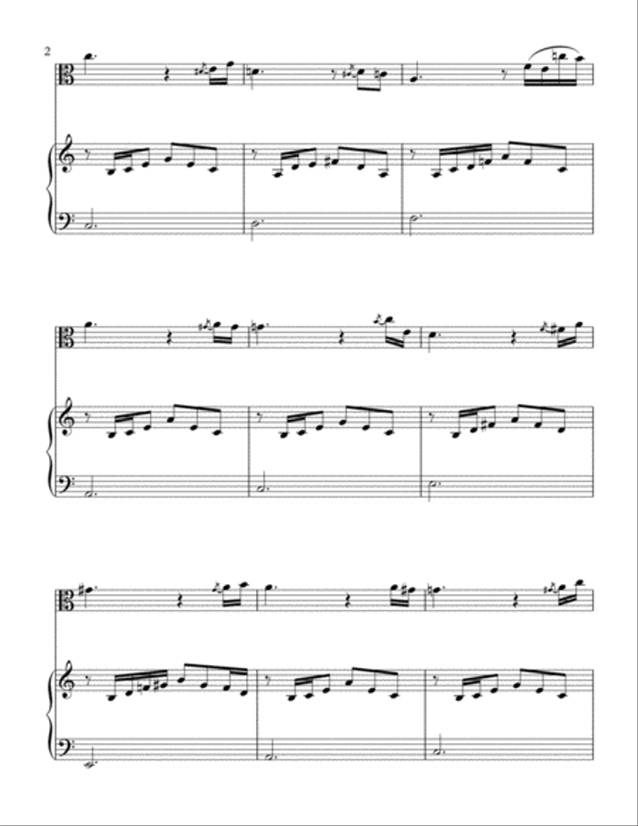 The House Of The Rising Sun Viola scores gallery preview page 3