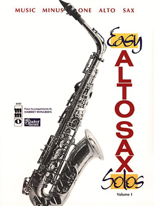 Book cover for Easy Alto Sax Solos - Volume 1