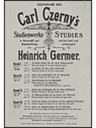 Book cover for Czerny Studies Book 1 (h. Germer) Pf