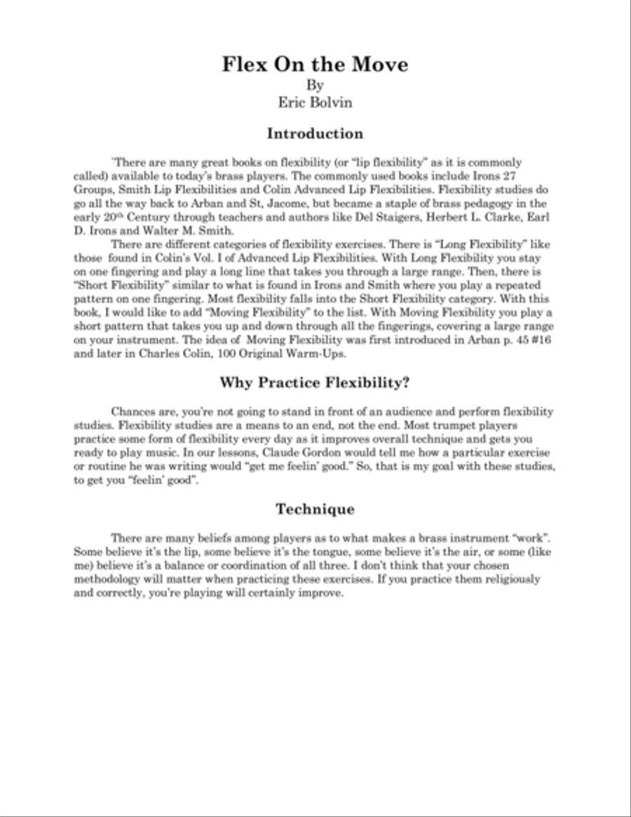 Flex On The Move Trumpet Edition Trumpet Solo scores gallery preview page 4