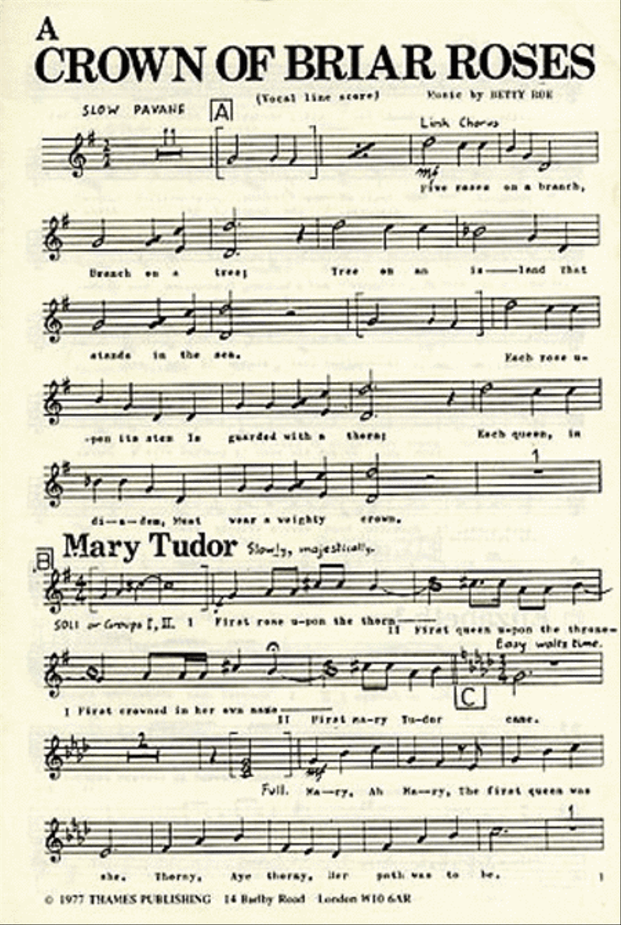 A Crown Of Briar Roses A Crown Of Briar Roses 2-Part scores gallery preview page 1
