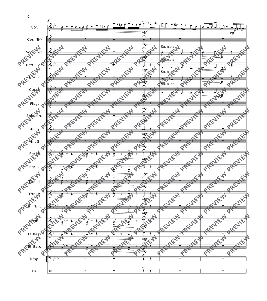 Alla Turca Jazz Alla Turca Jazz Brass Band scores gallery preview page 6