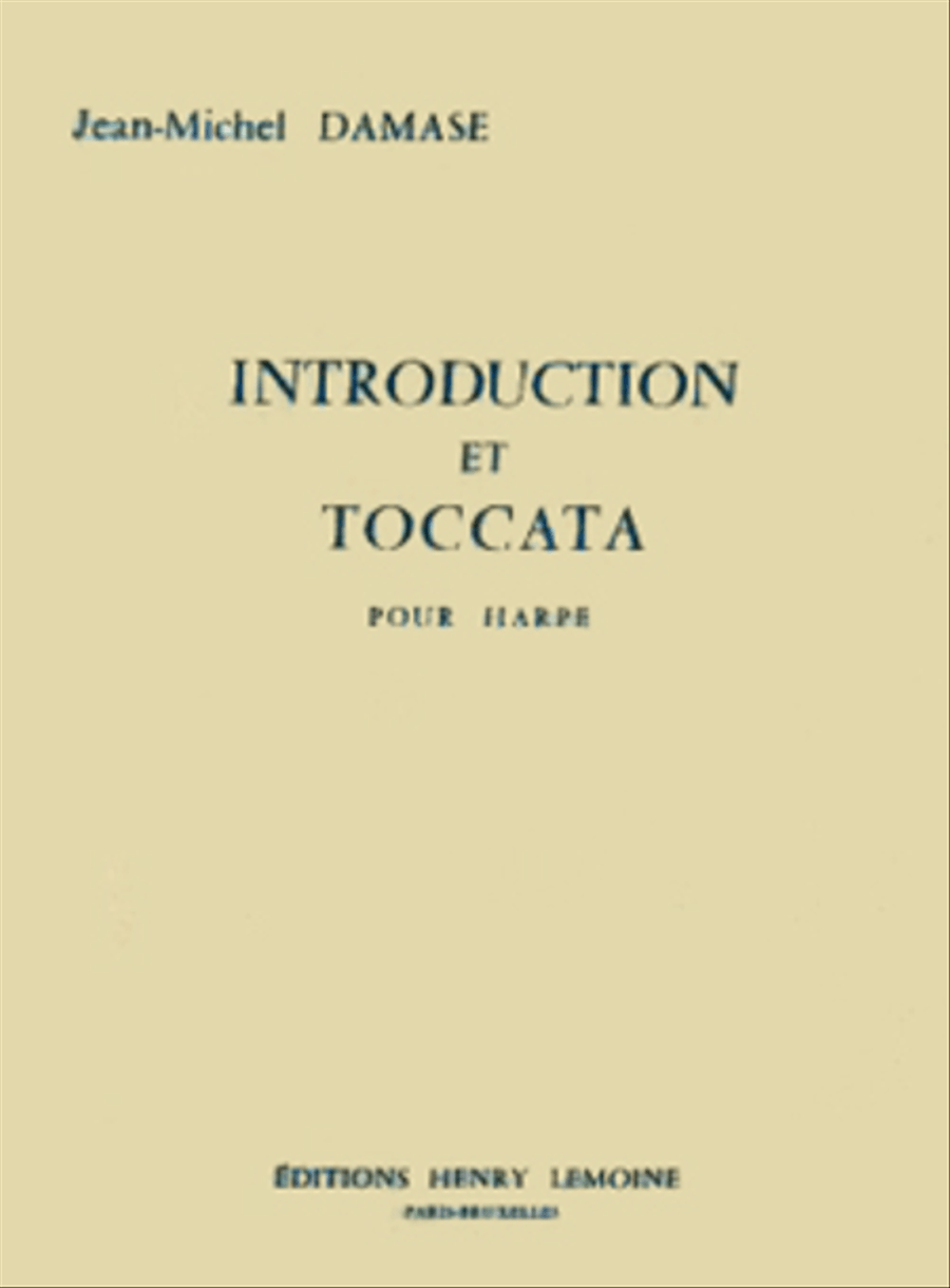 Introduction Et Toccata Introduction Et Toccata Harp scores gallery preview page 1