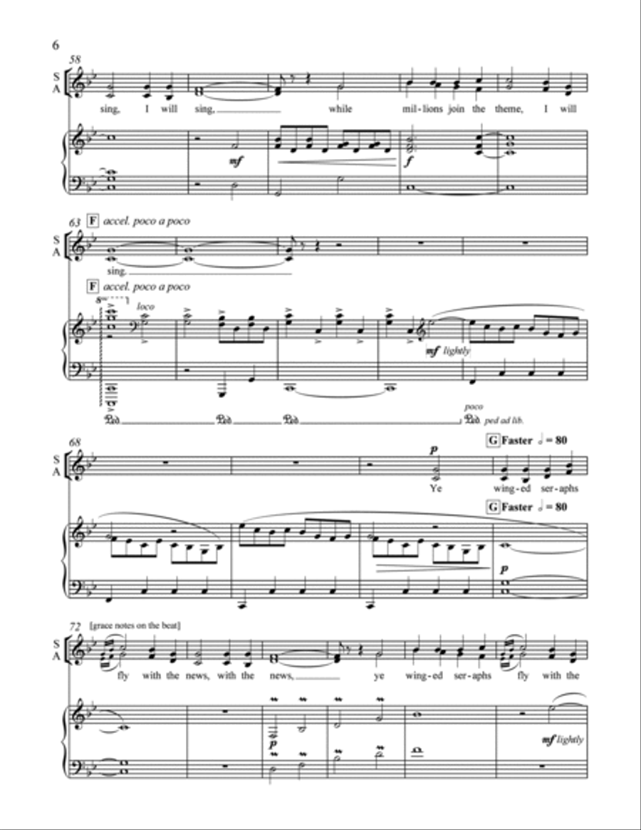 Appalachian Carols: 1. Wondrous Love SSAA scores gallery preview page 5