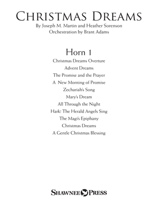 Book cover for Christmas Dreams (A Cantata) - F Horn 1