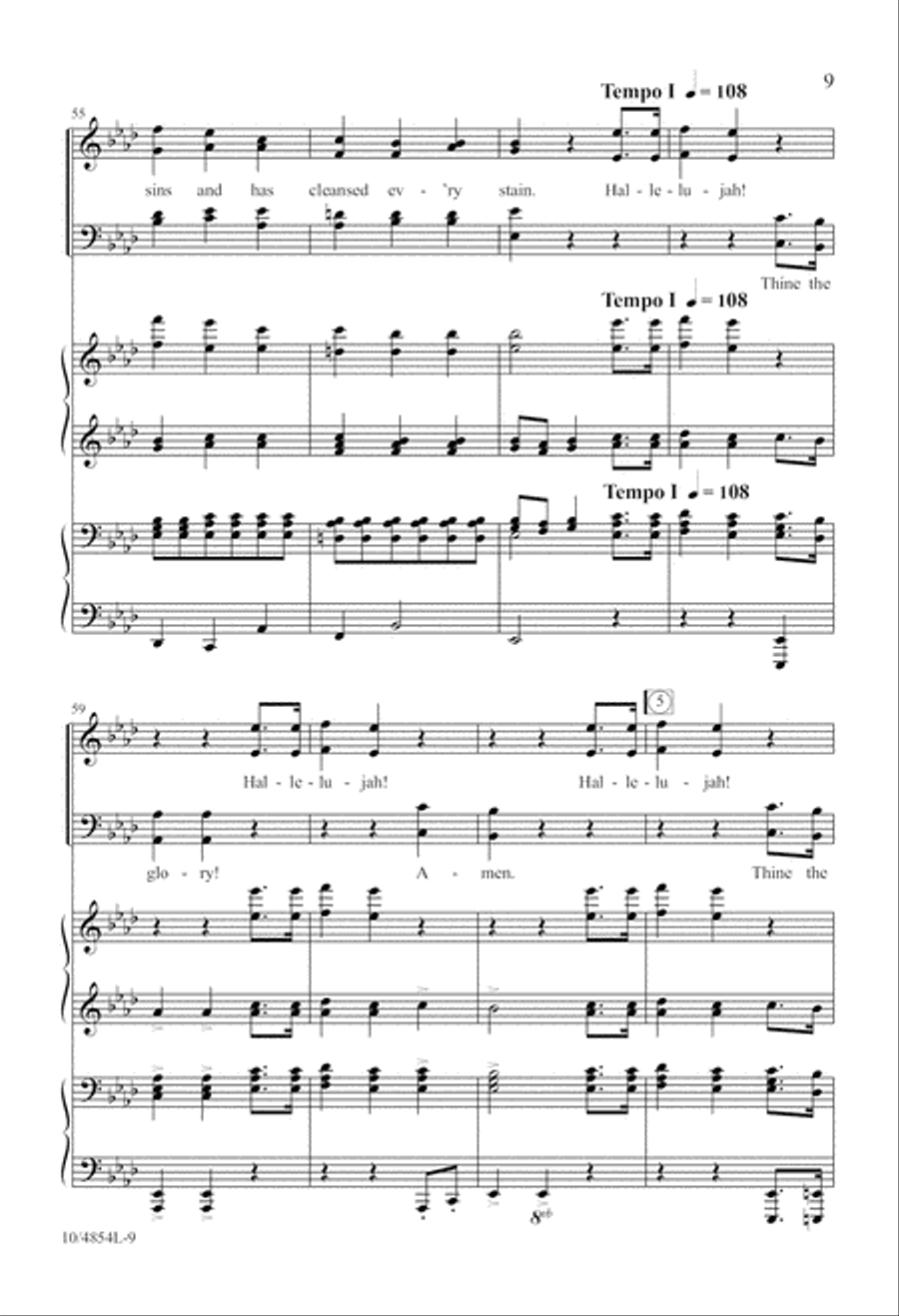 Revive Us Again Revive Us Again 4-Part scores gallery preview page 9