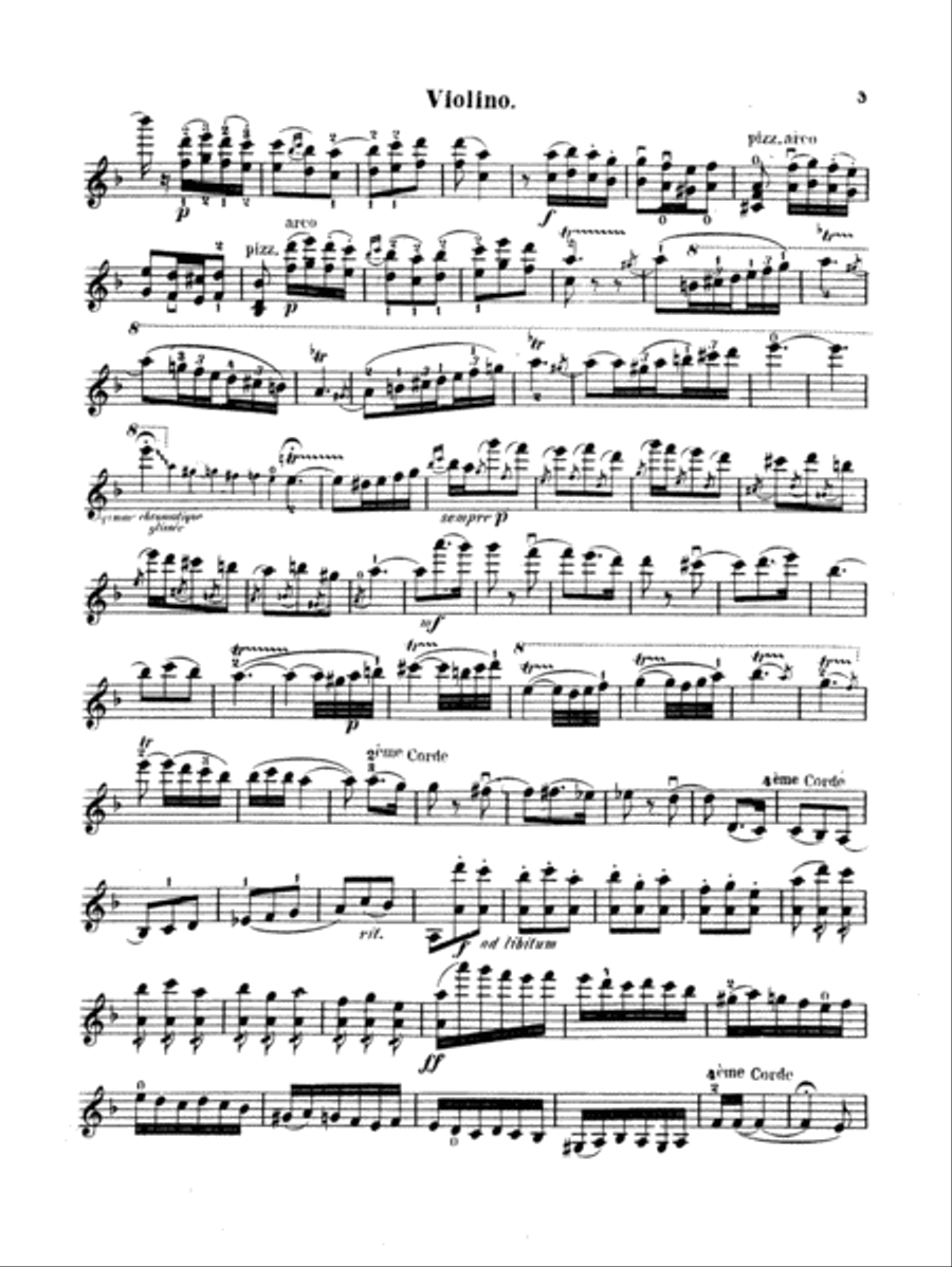 Sarasate: Carmen Fantasy, Op. 25 Violin scores gallery preview page 3