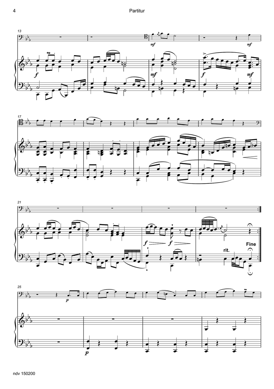 Elegie in c minor Piano scores gallery preview page 6