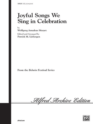 Book cover for Joyful Songs We Sing in Celebration