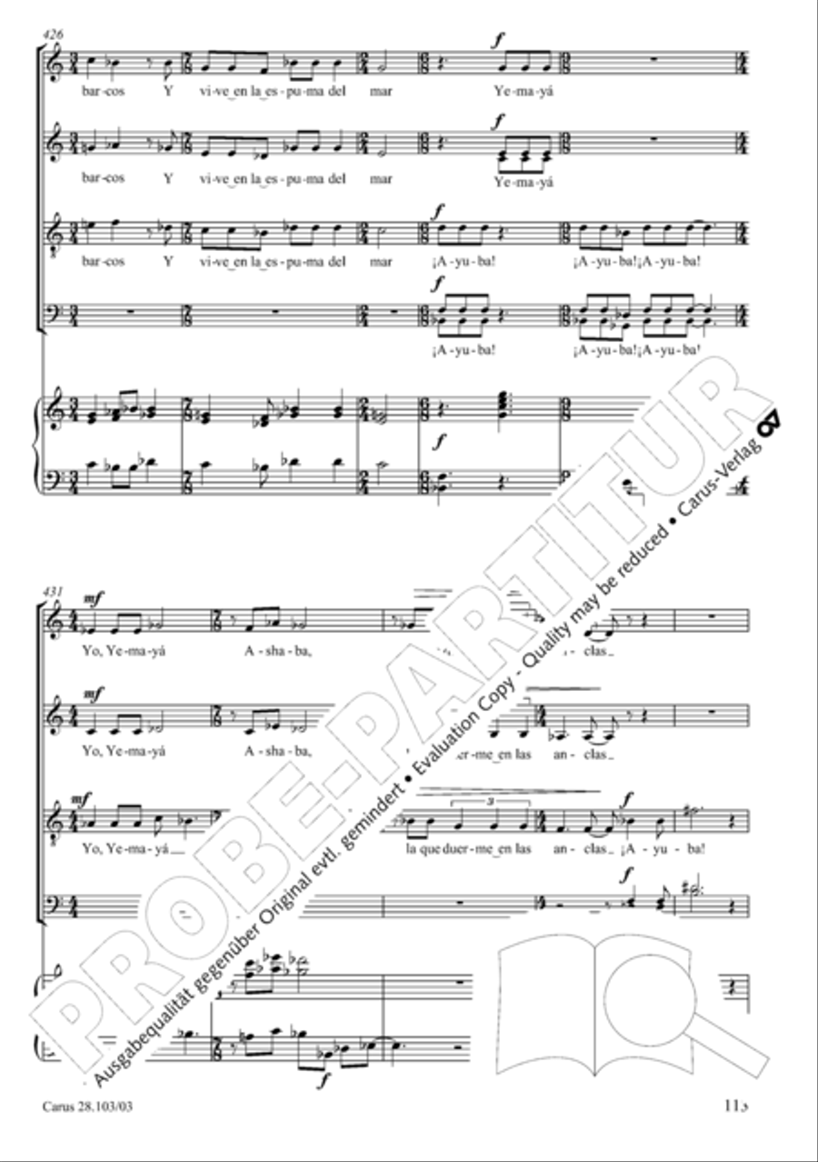 Water Water 4-Part scores gallery preview page 128