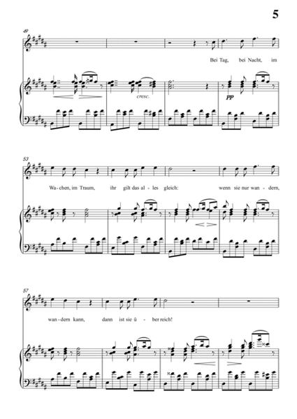 Schubert-Die Taubenpost in B for Vocal and Piano