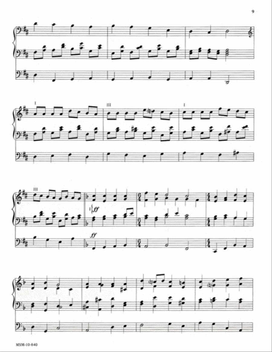 Two Pieces for Festive Occasions Organ scores gallery preview page 5