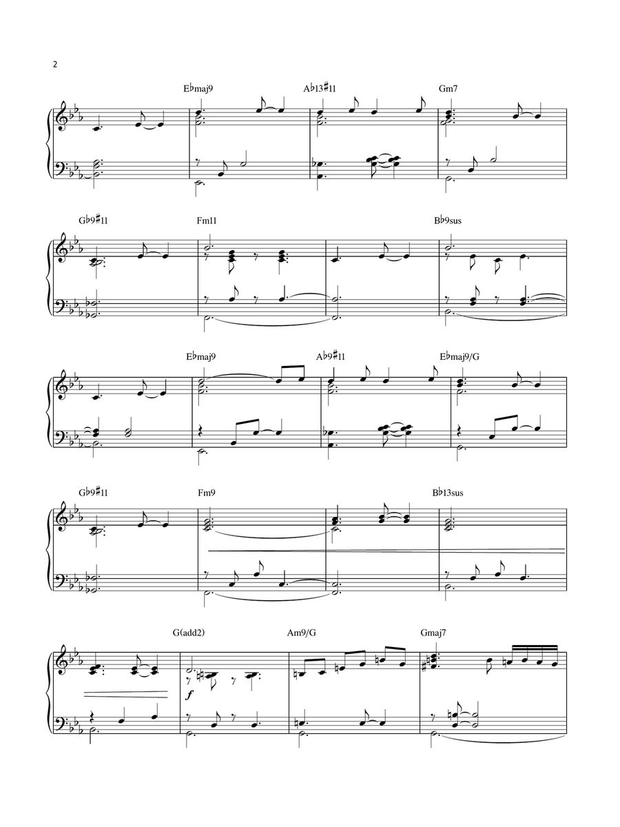 Pure Imagination [Jazz version] (arr. Brent Edstrom) Piano Solo scores gallery preview page 2