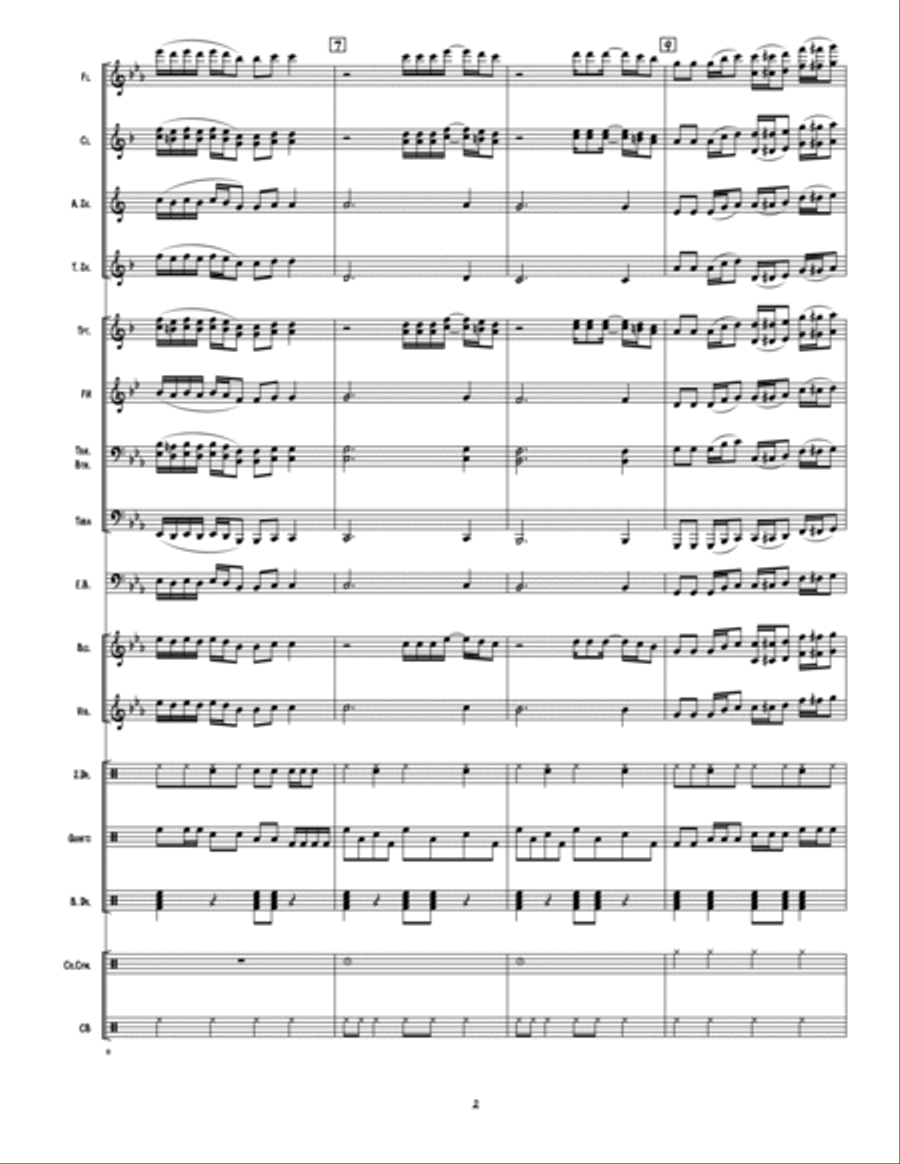 Iron Man Marching Band scores gallery preview page 2