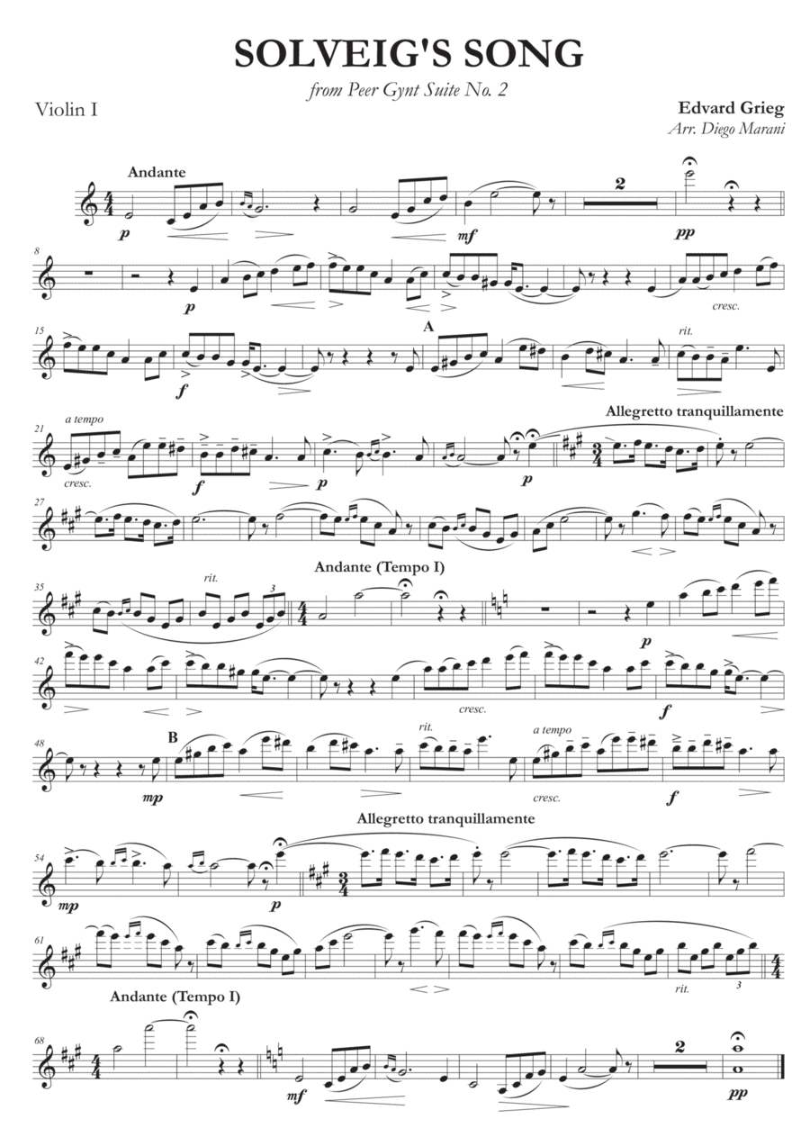 Solveig's Song from Solveig's Song from